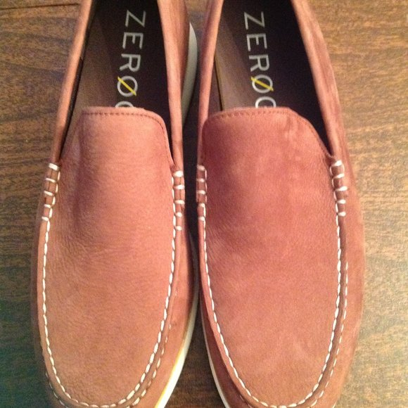 Cole Haan Men's ZeroGrand Venetian Rust Brown Nubuck Leather Loafers 11.5M  NWOB - Picture 7 of 10